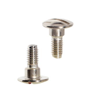Śruby introligatorskie, 7,5 mm, z przedłużeniem 3 mm, niklowane 