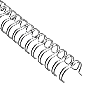 Spirale zamykane 3:1, A4 11,0 mm (7/16")  | srebro 