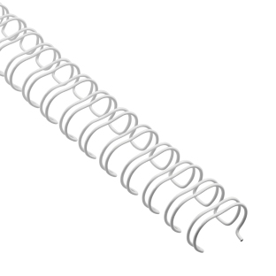 Spirale zamykane 3:1, A5 6,9 mm (1/4") | biały