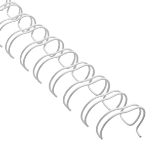 Spirale zamykane 3:1, A4 12,7 mm (1/2") | biały