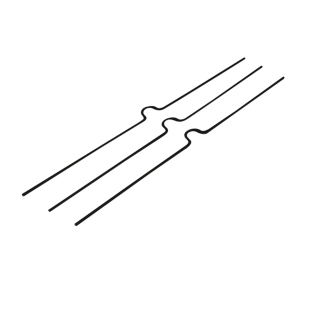 Uformowane Zawieszki do kalendarzy  200 mm | czarny 