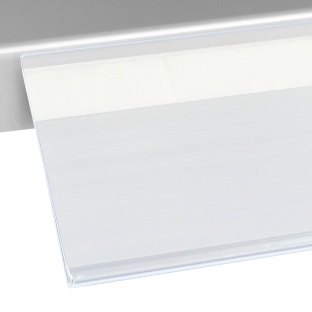 Listwy cenowe, DBR, samoprzylepne, kolor przeźroczysty 52 mm | 1000 mm | przezroczysty