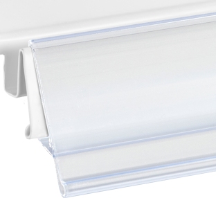 Listwy cenowe LS do półek Linde, Storebest i Tegometall 1240 mm | przezroczysty 
