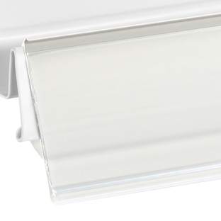 Listwy cenowe LS do półek Linde, Storebest i Tegometall 990 mm | biały 