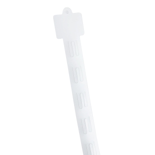 Strip reklamowy, tasma z haczykami, krawat ekspozycyjny do zawieszania towaru 750 mm, 16 haczyków, z nagłówkiem 