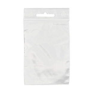 Woreczki strunowe z otworem typu euro, folia PE 50 µm | 60 x 80 mm 