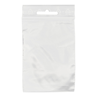 Woreczki strunowe z otworem typu euro, folia PE 90 µm | 220 x 310 mm 