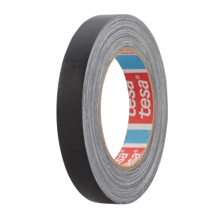 tesa 4651, Taśma z tkaniny powlekanej Premium 19 mm | czarny