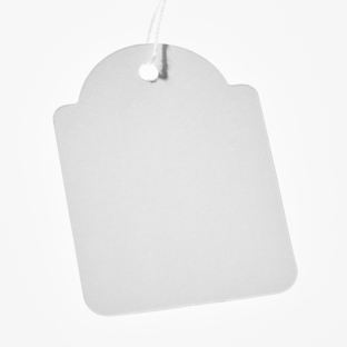 Wiszące etykiety z nitką 45 x 65 mm 