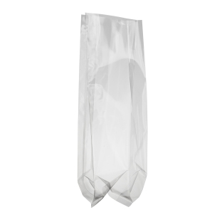Torebki z zakładkami bocznymi  i szwem uszczelniającym, folia OPP 30 mµ, 80 x 40 x 200 mm 