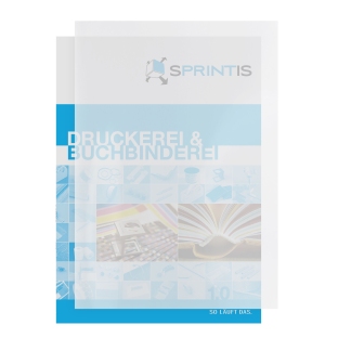 Okładki do oprawy A4, twarde PVC 200 mikronów, kolor przezroczysty 