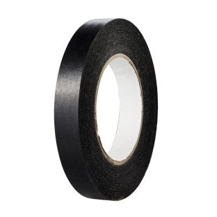 Taśma introligatorska grzbietowa w najlepszej cenie, specjalny papier, struktura lnu czarny  | 19 mm