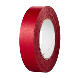 Taśma introligatorska grzbietowa w najlepszej cenie, specjalny papier, struktura lnu czerwony | 30 mm