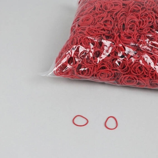Gumki recepturki, kolor czerwony 15 mm | 1 mm