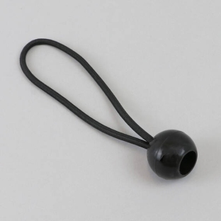 Plastikowa kulka z gumką 150 mm | czarny