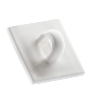 Haczyki sufitowe 20 x 20 mm (kwadrat) | biały