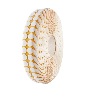 Krążki samoprzylepne z taśmy pinakowej, grubość 1 mm, klej trwały/trwały 20 mm | 5000 szt
