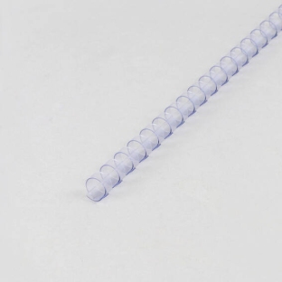 Grzbiety plastikowe A4, okrągłe 12 mm | przezroczysty 