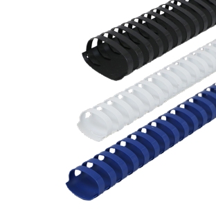 Grzbiety plastikowe A4, owalne 