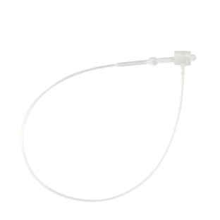 Plomba odzieżowa loop-pin 225 mm | półprzezroczyste 