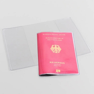 Okładka na paszport, przeźroczysta 