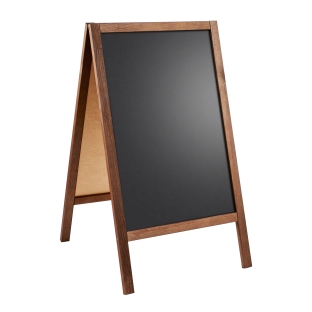 Potykacz drewniany z tablicą kredową, 44 x 66 cm 