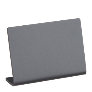 Tablice kredowe w kształcie L, czarne 70 x 50 mm  | pozioma 
