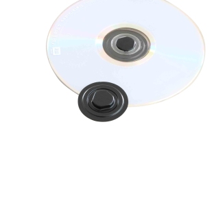 Uchwyty do płyt CD, 35 mm, kolor czarny 