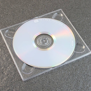 Tacka na CD, pudełko na muzykę, kolor przezroczysty 