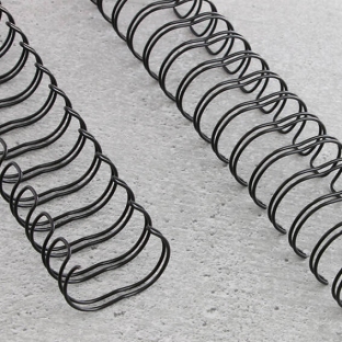 Spirale zamykane 3:1, A4 14,3 mm (9/16") | czarny