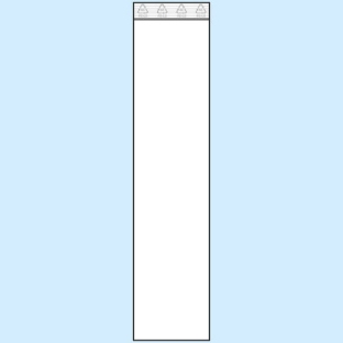 Woreczki strunowe, folia PE 50 µm | 40 x 170 mm 