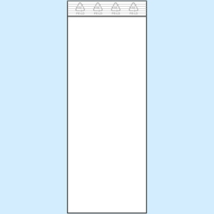 Torebki strunowe, folia PE 50 µm | 60 x 160 mm