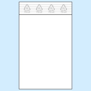 Torebki strunowe, folia PE 50 µm | 70 x 100 mm