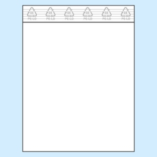 Woreczki strunowe, folia PE 50 µm | 100 x 125 mm 