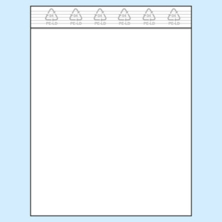 Torebki strunowe, folia PE 50 µm | 150 x 180 mm