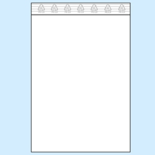 Torebki strunowe, folia PE 50 µm | 150 x 220 mm