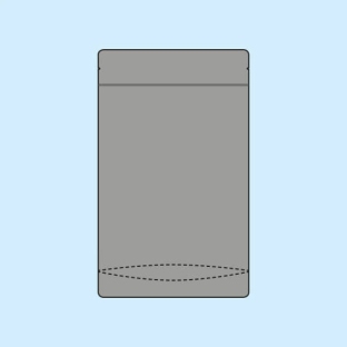 Torebki strunowe stojące, wykonane z papieru pakowego, bez aluminium 85 x 140 mm