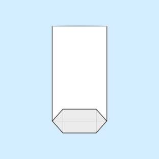 Torebki krzyżowe, folia OPP 85 x 145 mm 