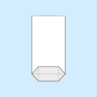 Torebki krzyżowe, folia OPP 85 x 145 mm