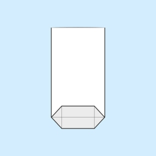 Torebki krzyżowe, folia OPP 95 x 160 mm 