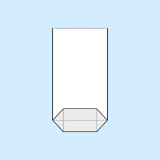 Torebki krzyżowe, folia OPP 95 x 160 mm