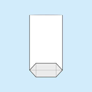 Torebki krzyżowe, folia OPP 115 x 190 mm 