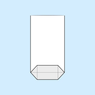 Torebki krzyżowe, folia OPP 115 x 190 mm