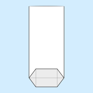 Torebki krzyżowe, folia OPP 130 x 260 mm