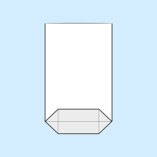 Torebki krzyżowe, folia OPP 145 x 210 mm