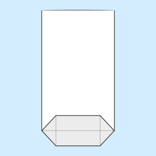 Torebki krzyżowe, folia OPP 160 x 270 mm 