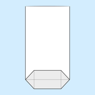 Torebki krzyżowe, folia OPP 160 x 270 mm