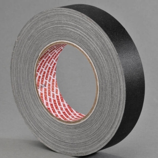 Taśma introligatorska, grzbietowa REGUdux R, tekstylna, struktura tkaniny, lakierowana czarny | 25 mm