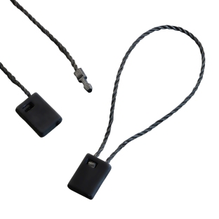 Plomby odzieżowe, długość 120 mm czarny  | 120 mm