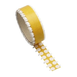 Kółka samoprzylepne, dwustronne, klej trwały/trwały 10 mm | 5000 szt